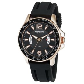 Relógio Mondaine Urbano Masculino 78160GPMBRU1. Analógico, Calendário Taquímetro. Resistente à Água 50M.