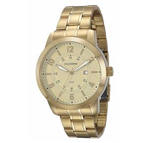 Relógio Mondaine Urbano Masculino 78435GPMBDA2. Analógico e Calendário. Caixa e Pulseira em Aço. Resistente à Água 50M.