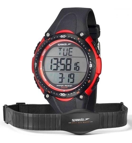 Relógio Monitor Cardíaco Digital Speedo Masculino 80565G0EPNP1