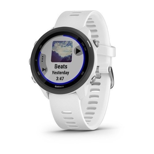 Relógio Monitor Cardíaco Garminforerunner 245 Music Branco