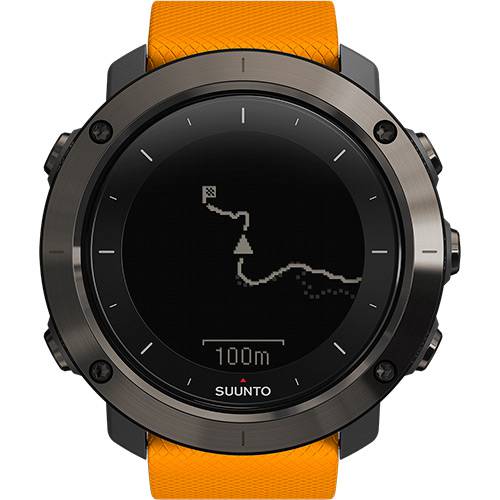 Relógio Monitor Cardíaco Suunto Traverse Amber Marrom