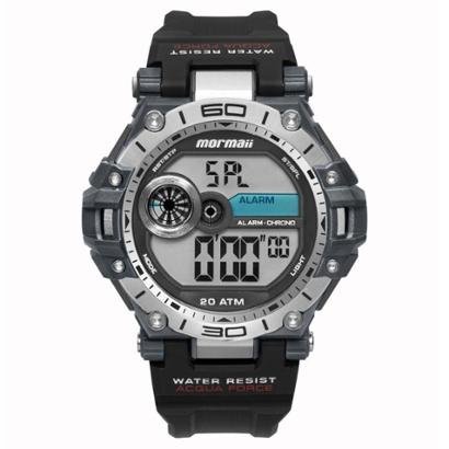 Relógio Mormaii Acqua Force 53mm Borracha Masculino