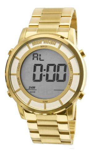 Relogio Mormaii Digital Dourado Esportivo Mobj3463dc/4d