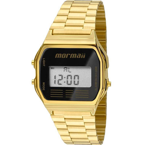 Relógio Mormaii Digital Maui Feminino Mojh02ab4p Dourado
