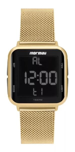 Relógio Mormaii Feminino Digital Mo6600ah/8d Dourado Preto