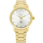 Relógio Mormaii Feminino Dourado Maui Mo2035gn/4k