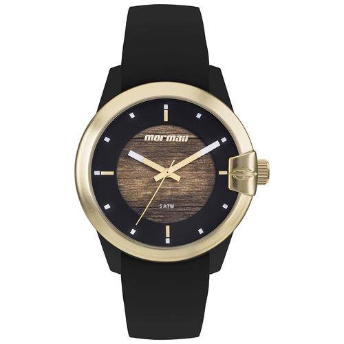 Relógio Mormaii Feminino Wood Dourado Mo2035jl/8m