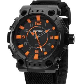 Relógio Mormaii Masculino 2035lmp/8l Laranja Oferta