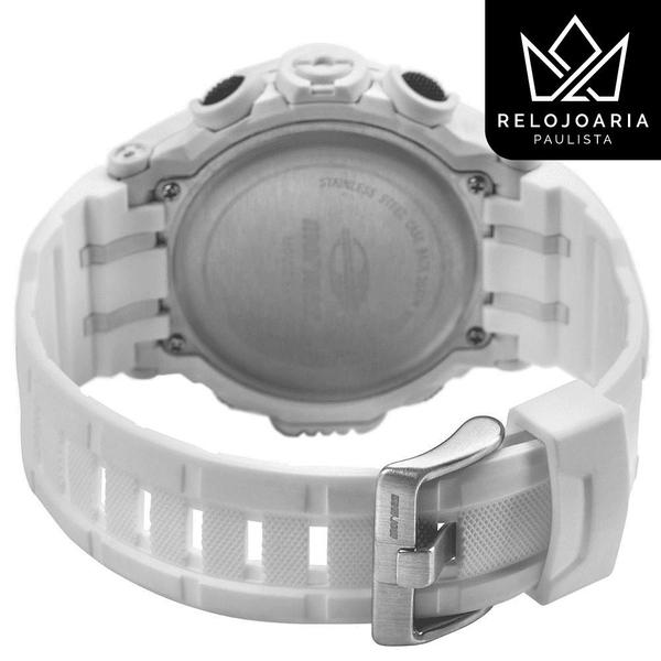 Relógio Mormaii Masculino Acqua Digital MO1173E/8B Branco