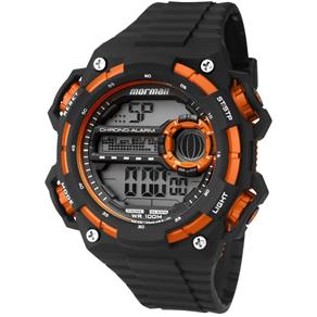 Relógio Mormaii Masculino Acqua Moyp41639a/8l Laranja Digital