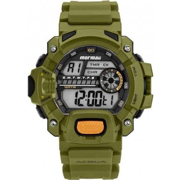 Relógio Mormaii Masculino Acquaforce Verde Mozm1132/8v