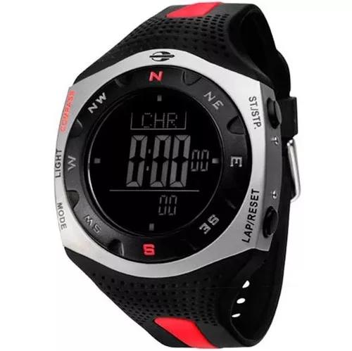 Relógio Mormaii Masculino Digital Compass D92i76/8r