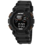 Relógio Mormaii Masculino Digital Mo12587b/8l Preto/laranja