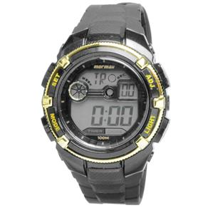 Relógio Mormaii Masculino M0932/8D Digital Resistente Água 100M Calendário Cronômetro Alarme