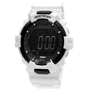 Relógio Mormaii Masculino MO979/8B Alarme Calendário Cronômetro Dual Time Iluminação Resistente à Água 100M