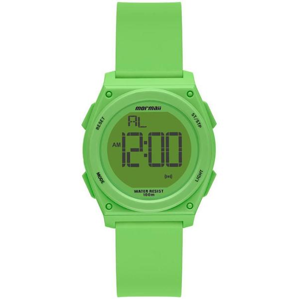Relógio Mormaii Masculino Ref: Mo9450ab/8v Infantil Verde Claro