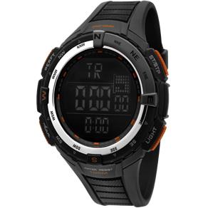Relógio Mormaii Masculino YP12574/8L. Digital. Alarme,Calendário, Cronômetro e Dual Time. Resistente à Água 100M