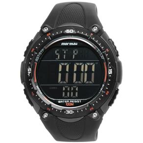 Relógio Mormaii Masculino YP6334A/8L Digital Resistente Água 100M Calendário 5 Alarmes Cronógrafo