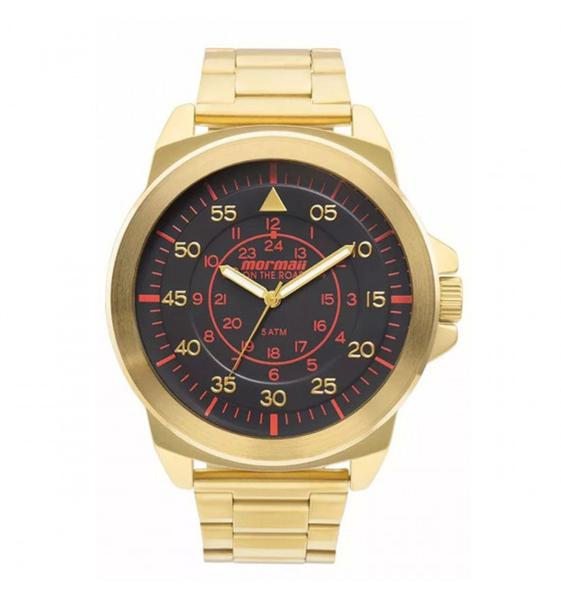 Relogio Mormaii Mo2035ih/4d Pulseira em Aco Dourado