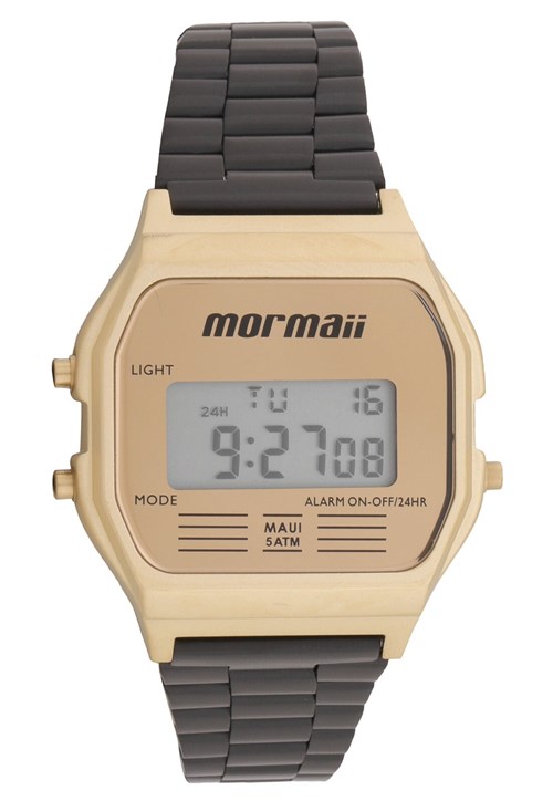 Relógio Mormaii MOJH02AK/4D Cinza/Dourado