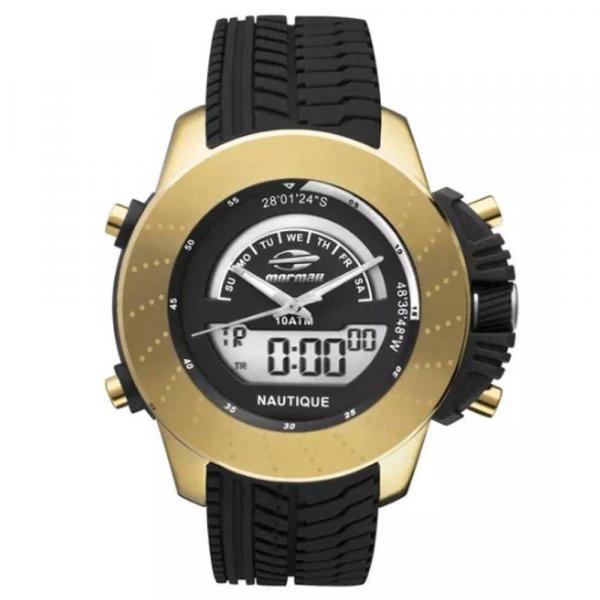 Relógio Mormaii Nautique Masculino Mova003/8d Dourado/Preto