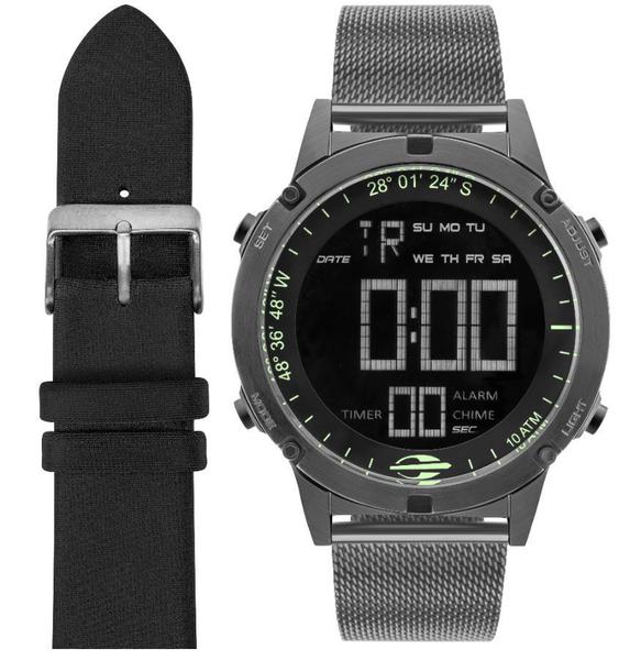 Relógio Mormaii Troca Pulseiras Masculino MOW13901C/T4C