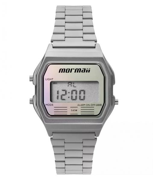 Relógio Mormaii Unissex Vintage Prata Mojh02aq/3k