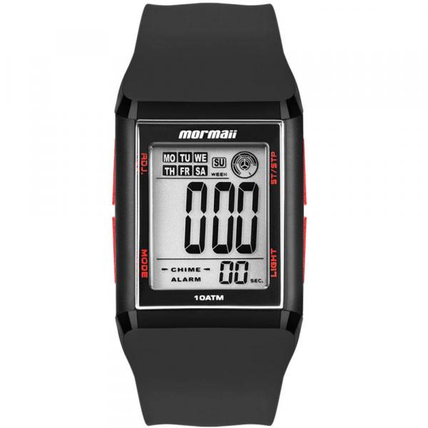 Relógio Mormaii Unissex Wave Digital MO1800/8R Quadrado