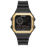 Relógio Mormaii Vibe Masculino Preto Dourado Digital Surf