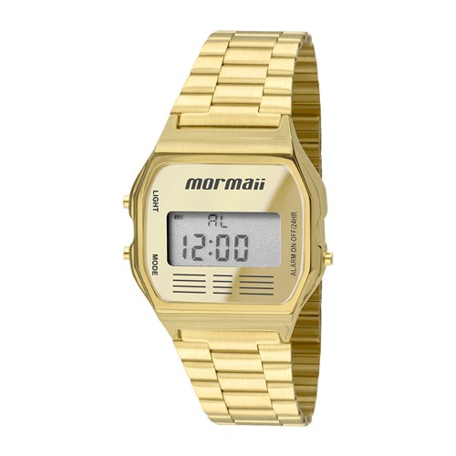 Relógio Mormaii Vintage Feminino Dourado Digital Mojh02ab/4D