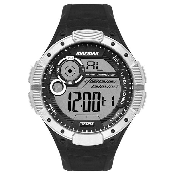 Relógio Mormaii Wave Masculino Prata MO1590AA/8K