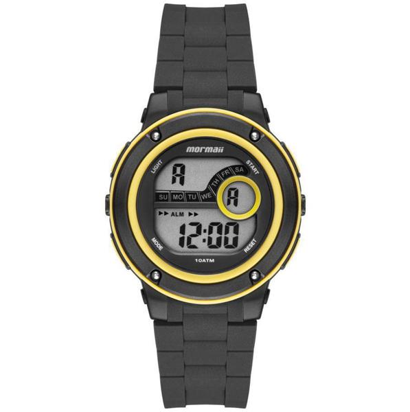 Relógio Mormaii Wave Preto / Amarelo Unissex MO8740AA/8Y
