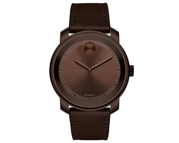 Relógio Movado Masculino Couro Marrom - 3600377