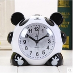 Relógio muito bonito alarme cartoon panda Há relógio luzes de banda desenhada meninas e crianças como relógios
