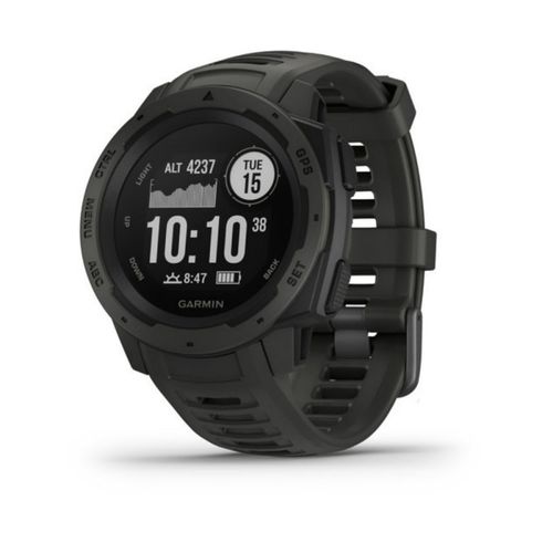 Relógio Multiesportivo Garmin Instinct Preto com Monitor Cardíaco e GPS