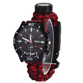 Relógio Multifuncional com Bracelete de Corda – EMAK