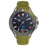 Relógio Nautica Masculino Borracha Verde - NAPP25F07WW