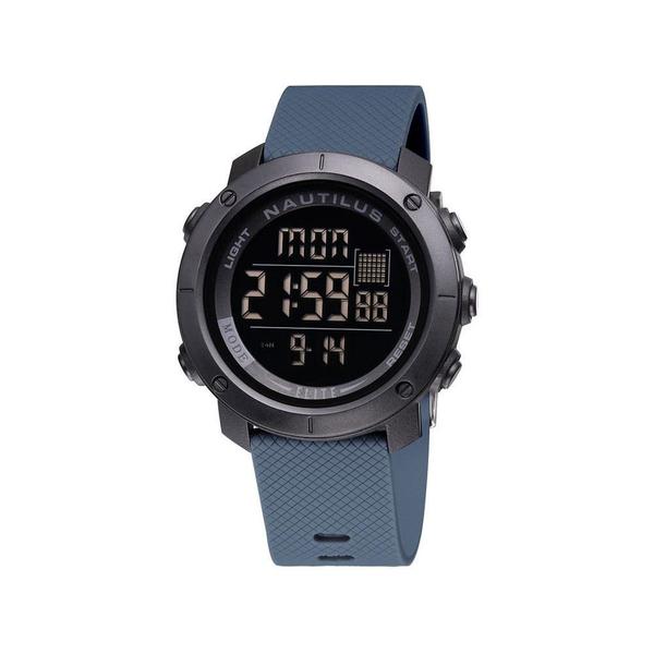 Relógio Nautilus Digital Masculino Pulseira Silicone N001A