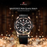 Relógio Naviforce Importado Original Modelo 9118 Black