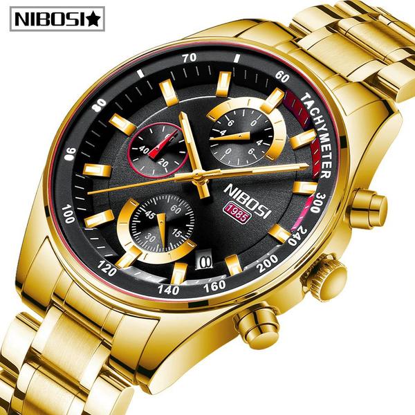 Relógio Nibosi 2375 Sport Dourado