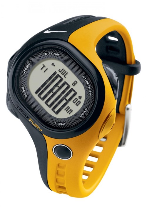 Relógio Nike Triax Fury 50 Regular Preto/Amarelo