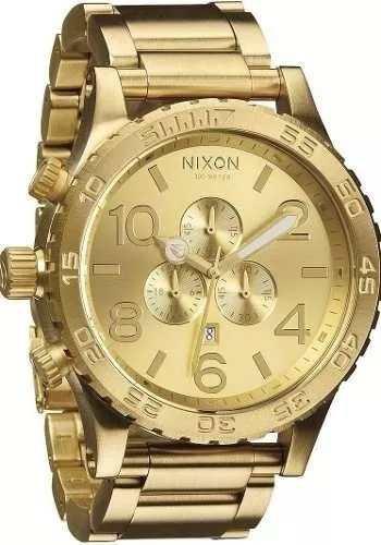 Relogio Nixon Chrono 51-30 Original Dourado