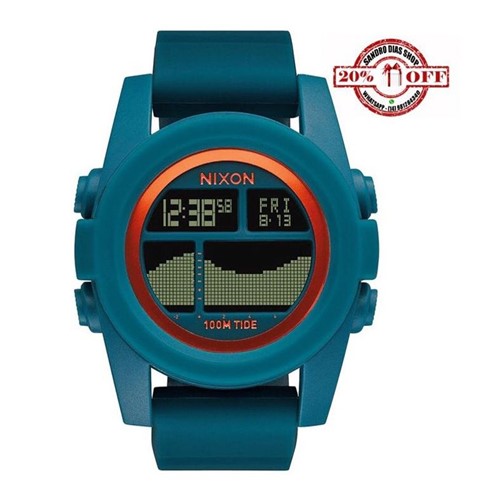 Relógio Nixon Unit Tide Azul/laranja Un