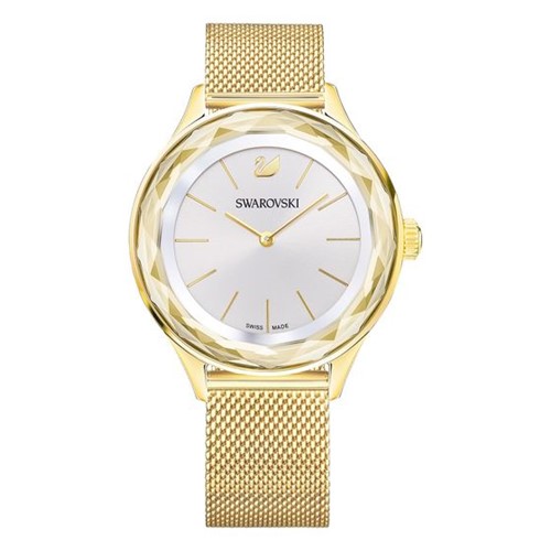 Relógio Octea Nova, Pulseira Milanese, Metal Dourado