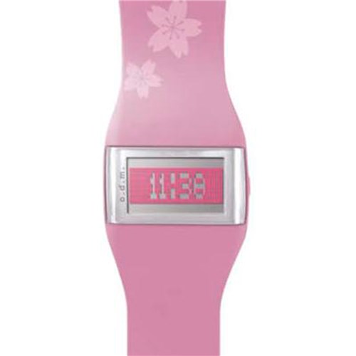 Relógio Odm - Dd99a-11S - Silicone Pink Strap - Digital Dial