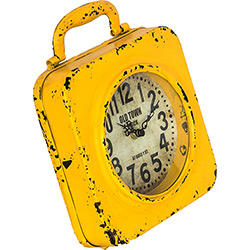 Relógio Oldway Amarelo em Ferro