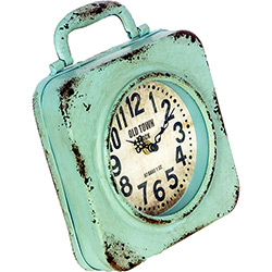 Relógio Oldway Azul em Ferro