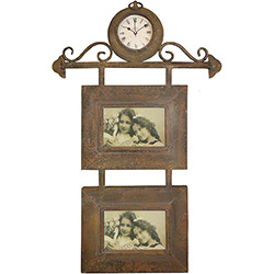 Relógio Oldway com 2 Porta Retratos