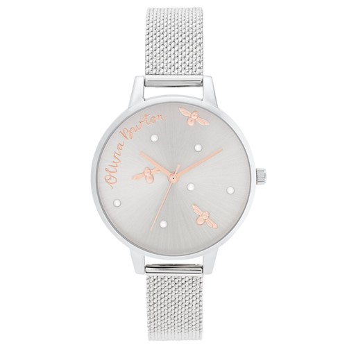 RelÃ³gio Olivia Burton Feminino AÃ§o - OB16PQ01 By Vivara - Prata - Feminino - Dafiti