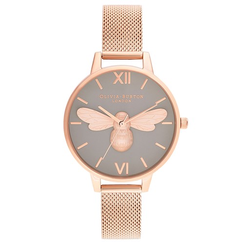 RelÃ³gio Olivia Burton Feminino AÃ§o RosÃ© - OB16FB10 By Vivara - RosÃª - Feminino - Dafiti